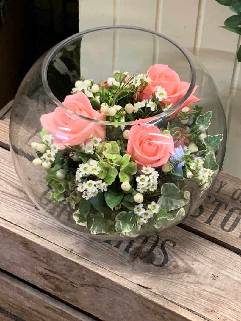 same day flowers newent goldfish bowl